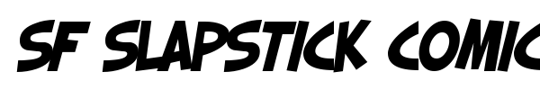 SF Slapstick Comic font preview